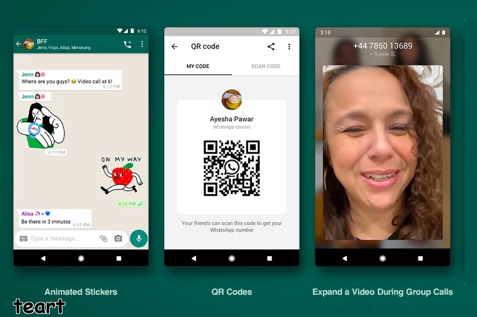 Обновления WhatsApp! Видеозвонки в группе, QR-коды, стикеры с анимацией