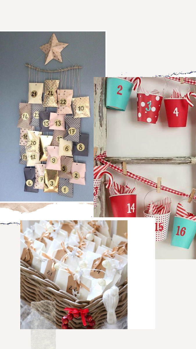 Варианты адвент календарей из интернета