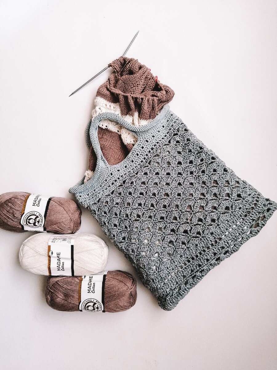 Авоська крючком.