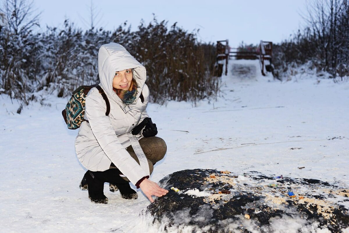 Синь камень в Переславль-Залесском. Фото из личного архива. 