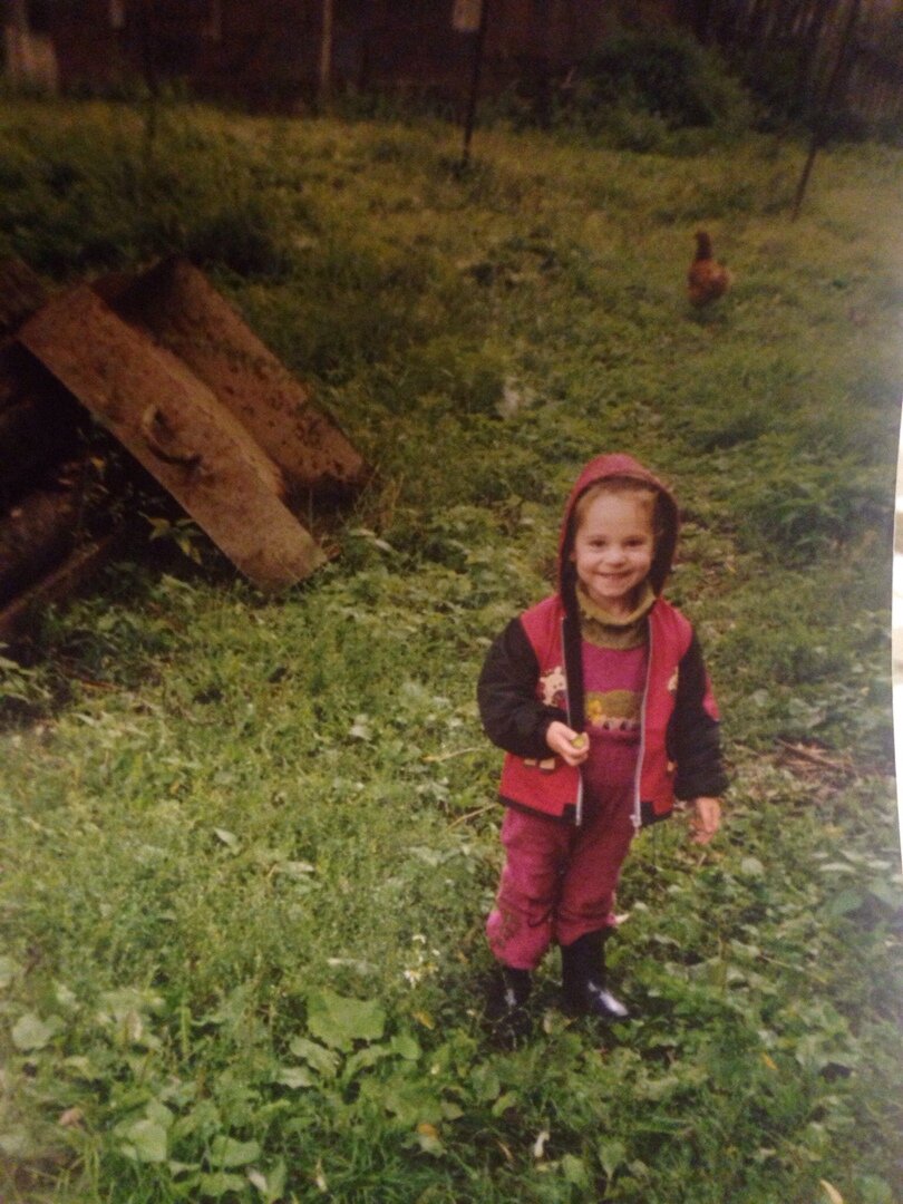 Каким же милым ребенком я была)