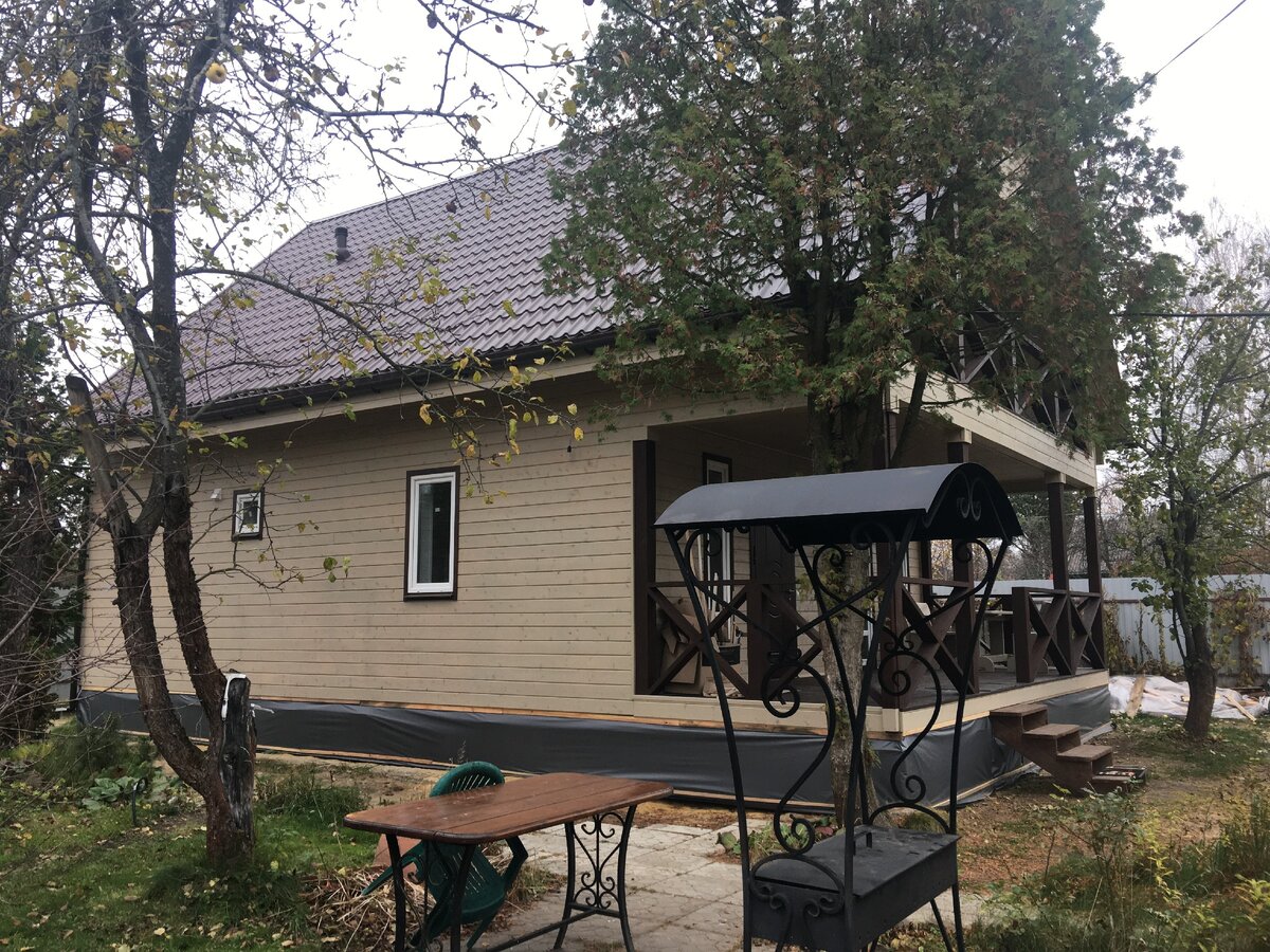 Этот дом мы построили за 6 месяцев 2020 года.