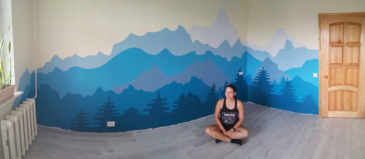 Вот такие горы у нас получились. Нам нравятся :)) А вам?