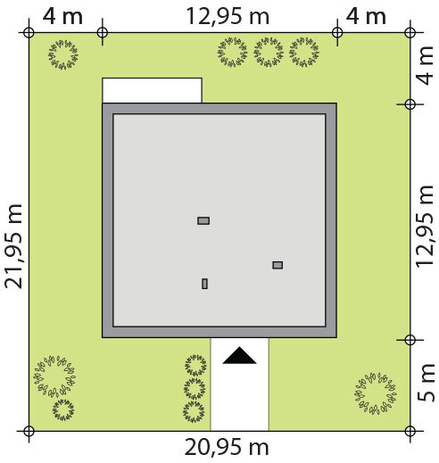 Минимальный размер участка.