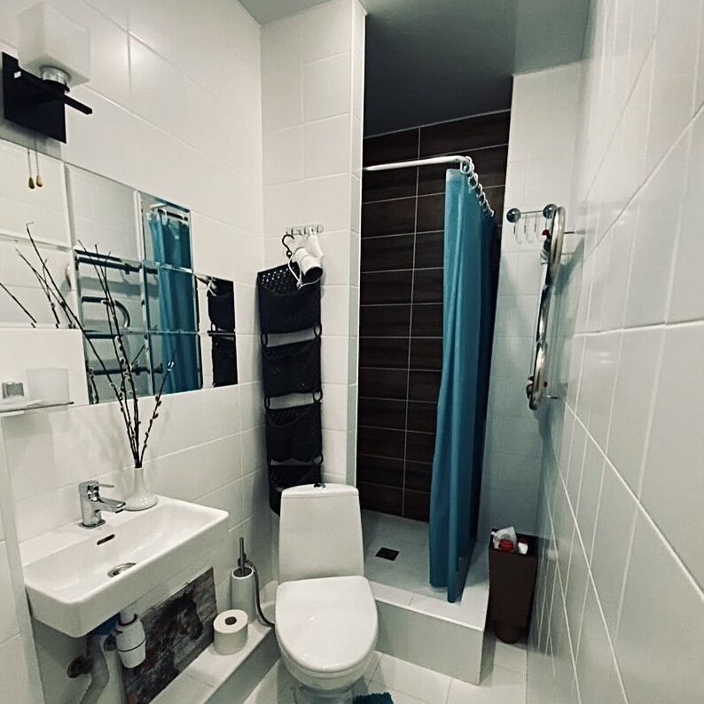 Душевая кабина со шторкой 