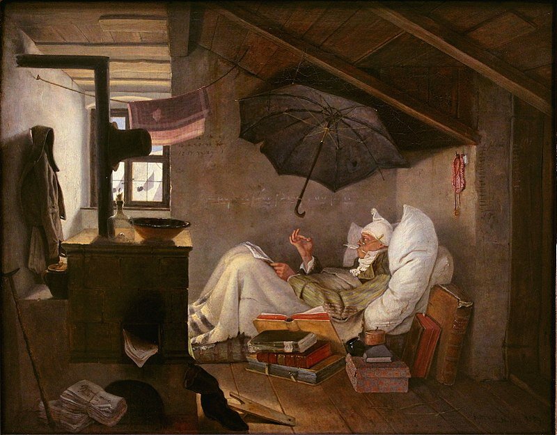 Карл Шпицвег. Бедный поэт, 1839