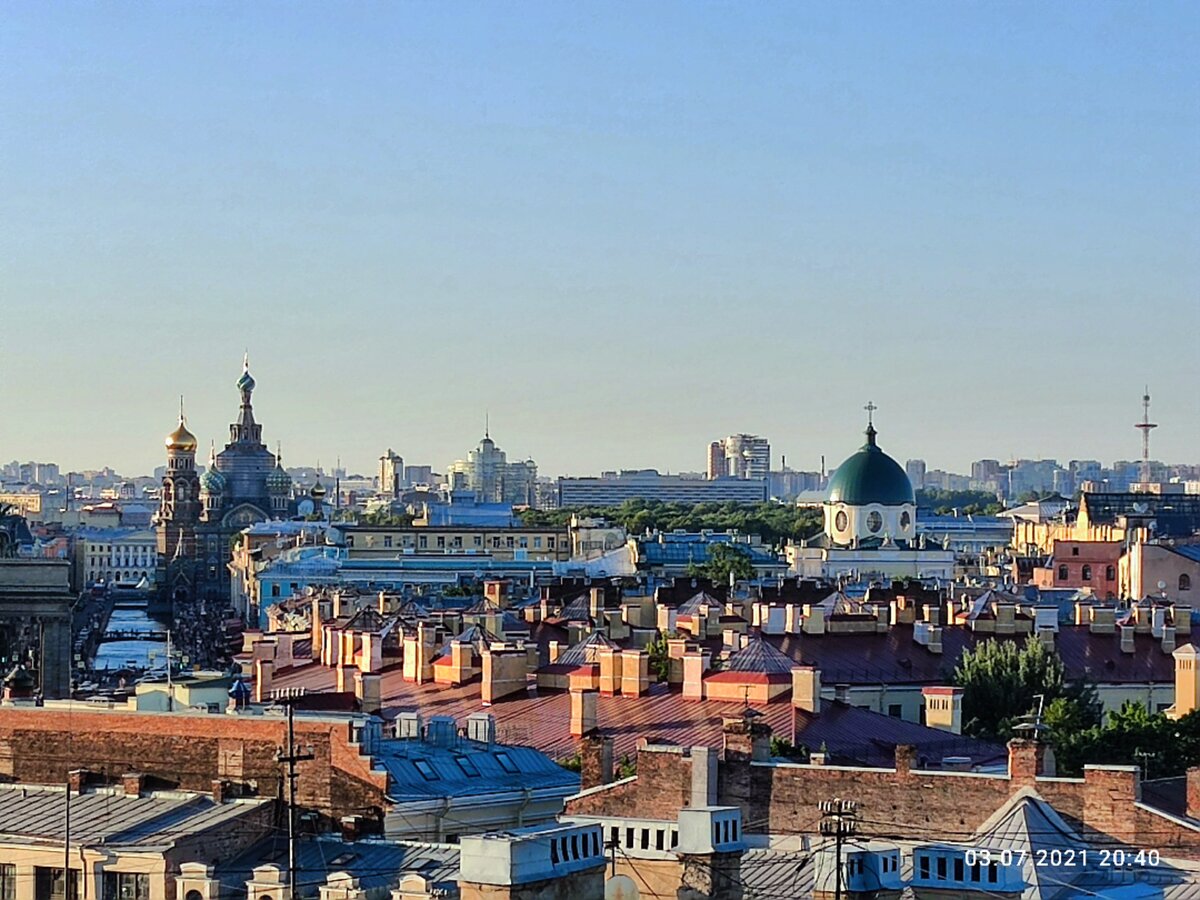 Вид на Санкт-Петербург