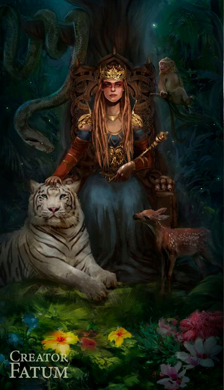 Старший аркан таро III Императрица. Колода CreatorFatum