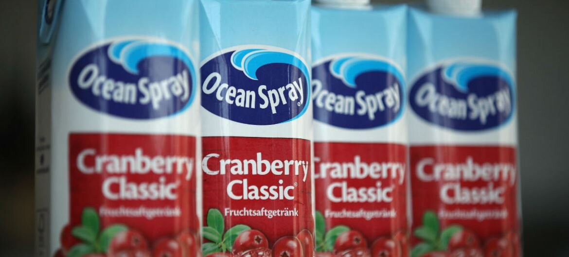 Ocean Spray, крупнейший производитель пакетированного сока клюквы