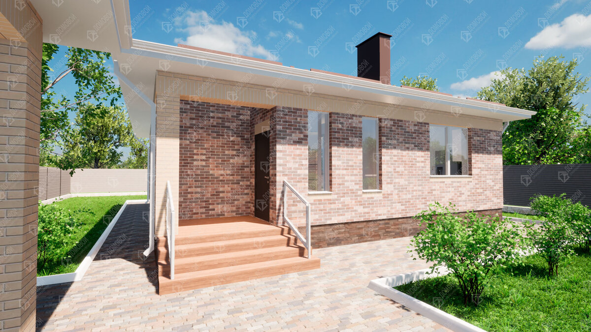 Проект разработан архитектором ООО"Строительная компания "Домовой" (г. Краснодар)