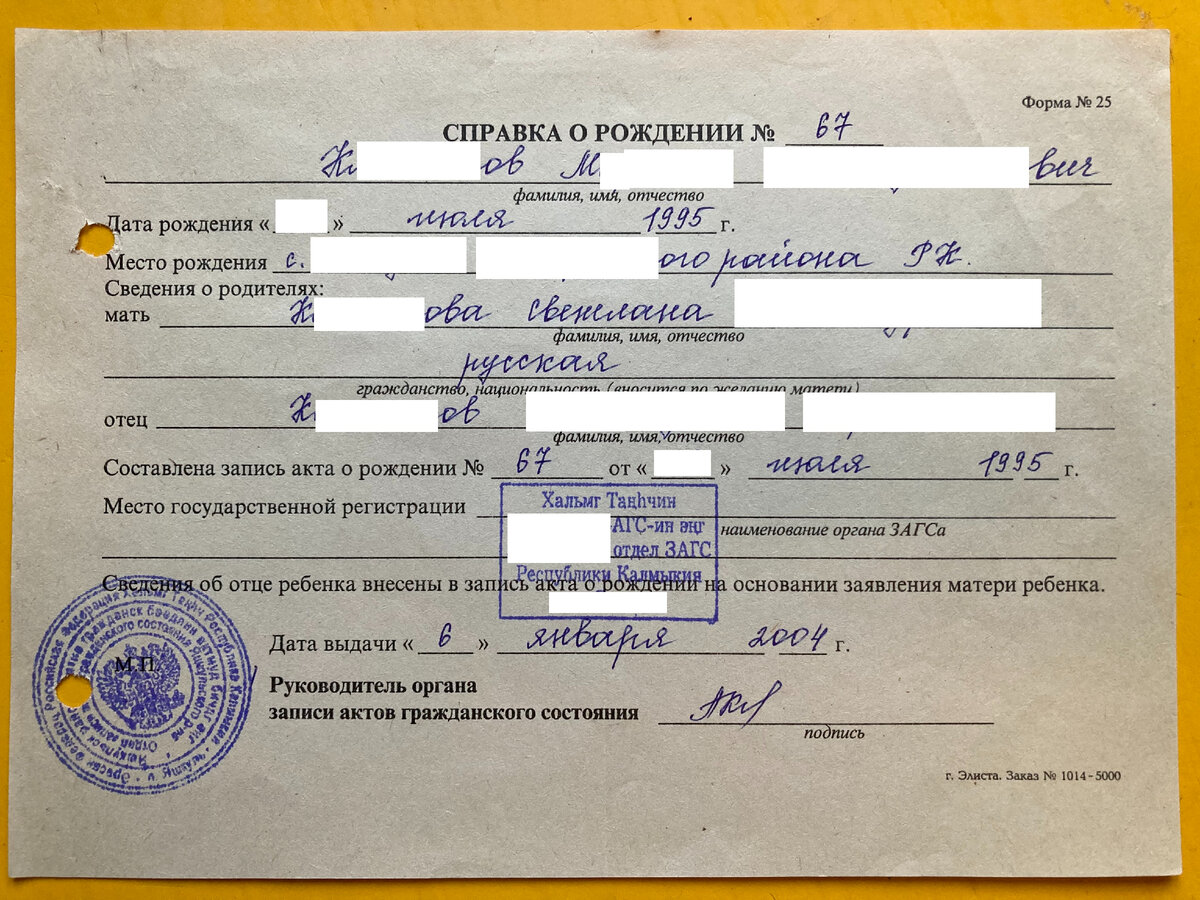 Вот она, та самая справка. Зачем-то до сих пор храню. Вдруг пригодится где.