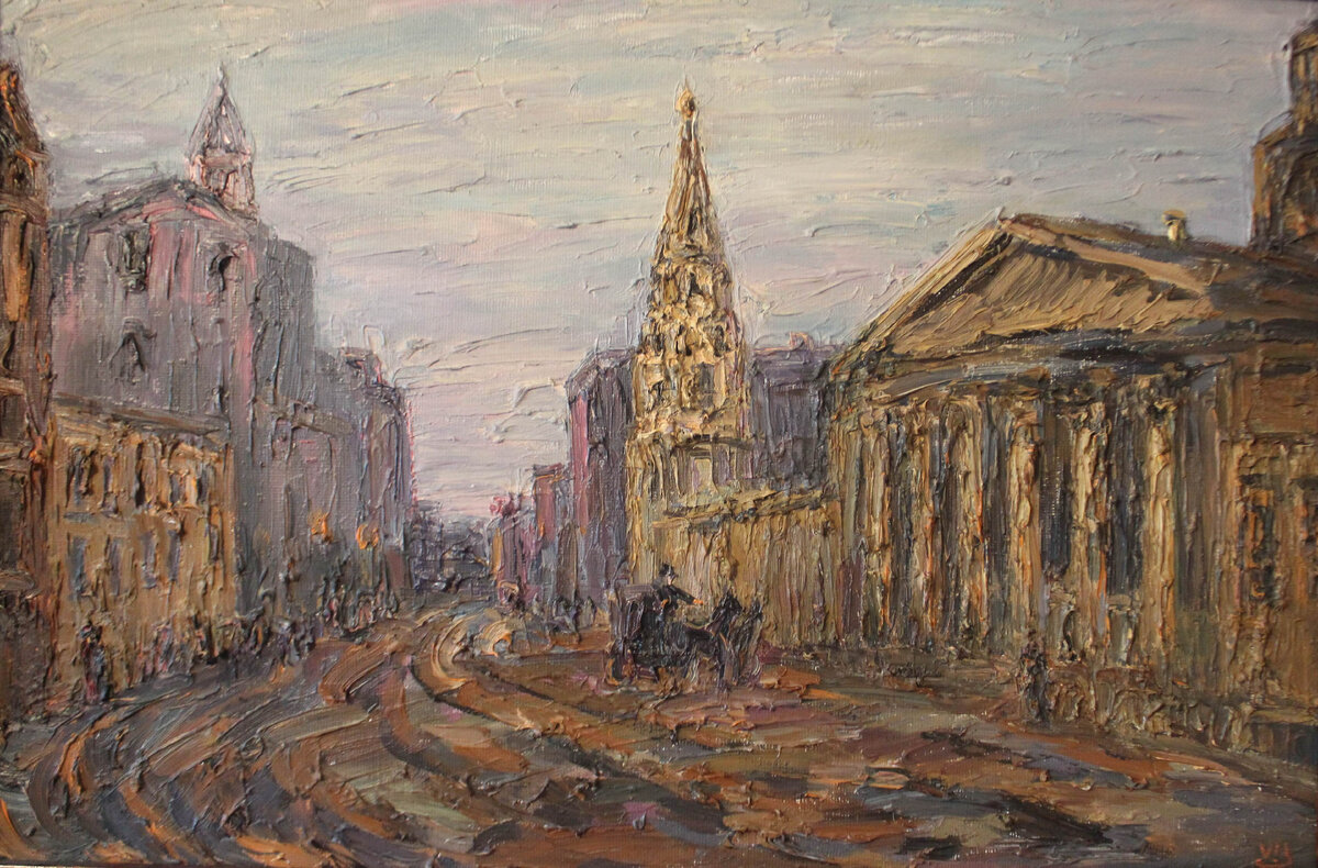 "Арбат"   холст.масло     40х60