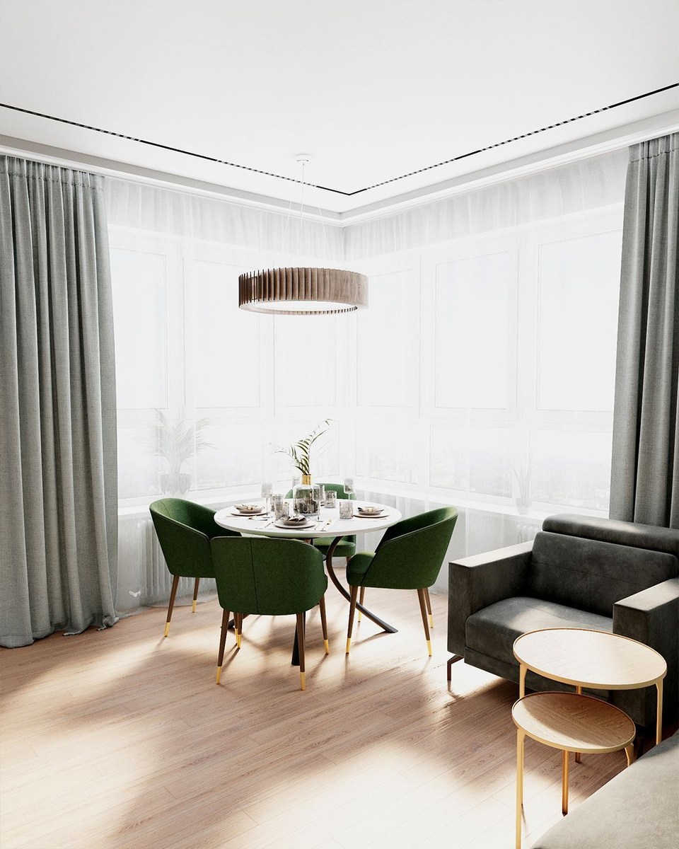 WOODLED ROTOR Chandelier