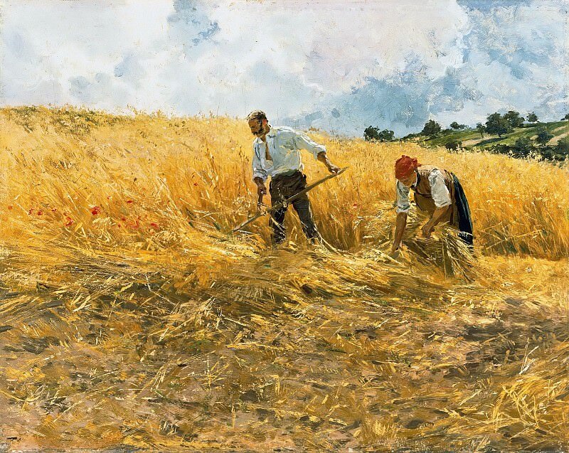 Жатва. Фридрих Калморген (1856-1924)