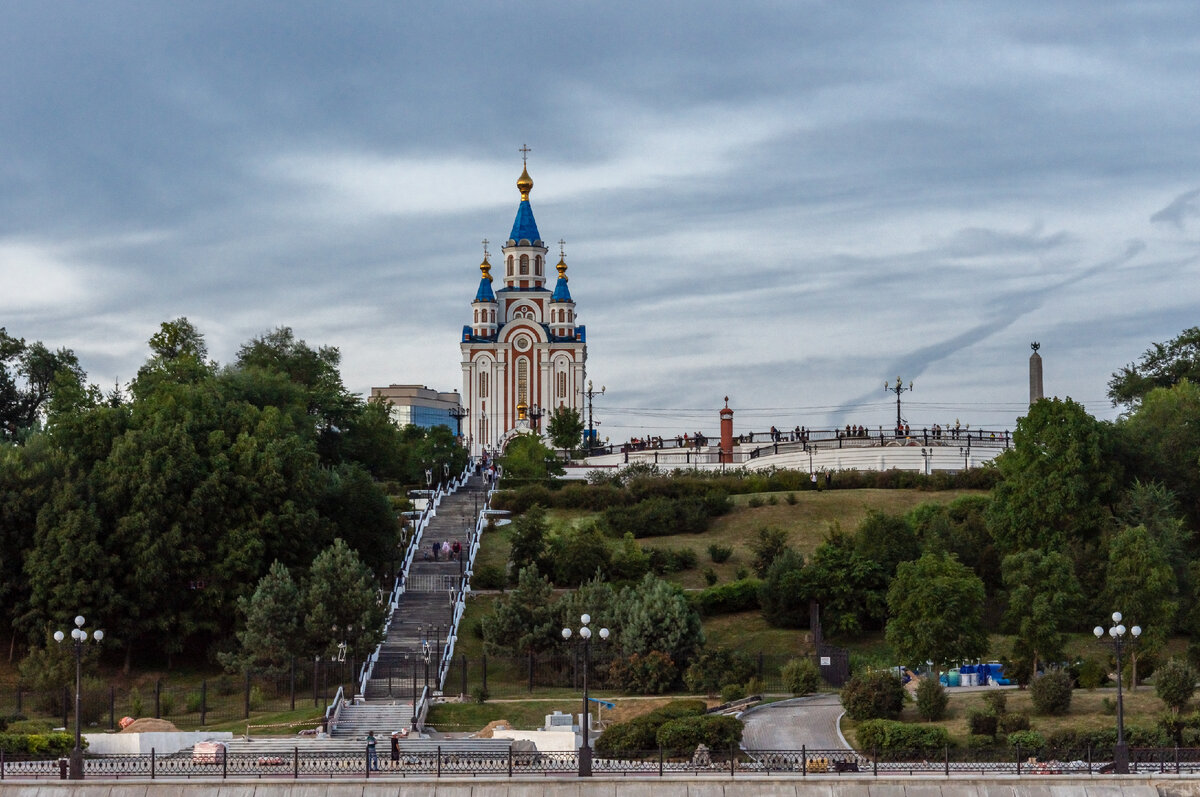 Градо-Хабаровский собор Успения Божией матери. Фото 2018 года