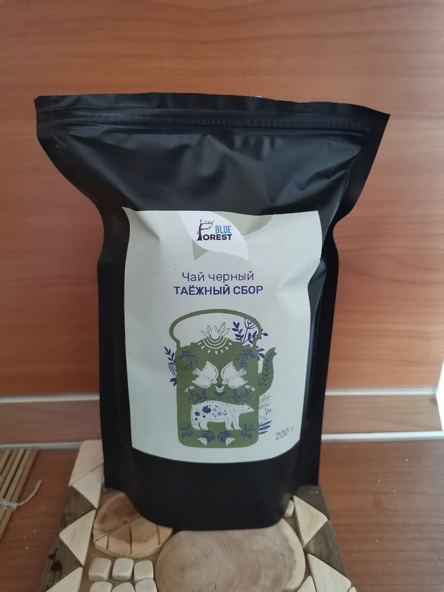 Внешний вид упаковки чайной смеси "Таежный сбор" 