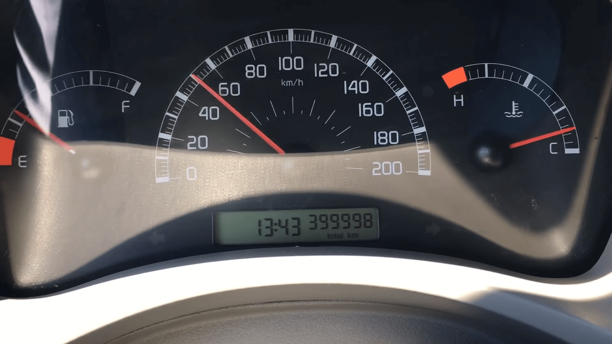 одометр fiat panda