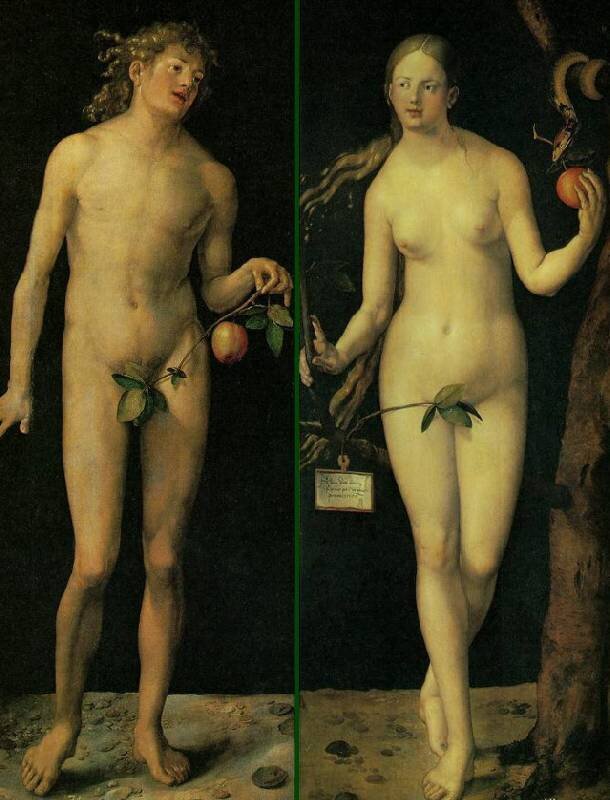 Альбрехт Дюрер. Адам и Ева. 1507 г. 