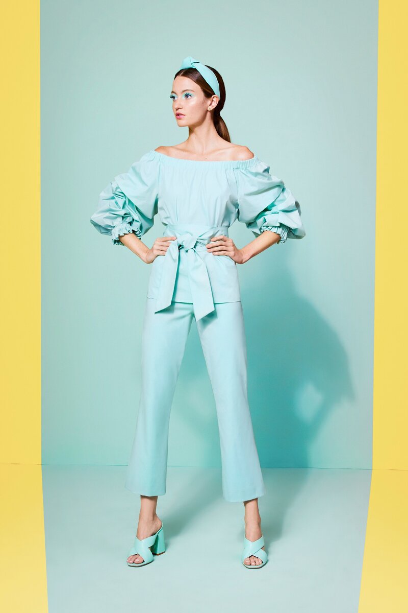 Оттенки чистой весны (яркой весны) в коллекции Alice and Olivia Ready to wear Spring 2020 Чистые, насыщенные и тепловатые оттенки яркой весны сочные, искристые, жизнерадостные и бодрящие.-8