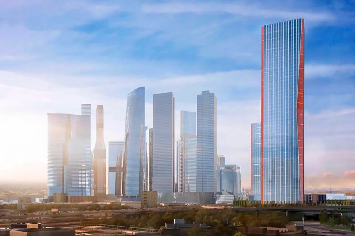 Новая башня в москва сити. Ван Тауэрс Москва Сити. ЖК Ван Тауэр Москва Сити. Небоскреб Ван Тауэр. Небоскреб one Tower в Москва Сити.