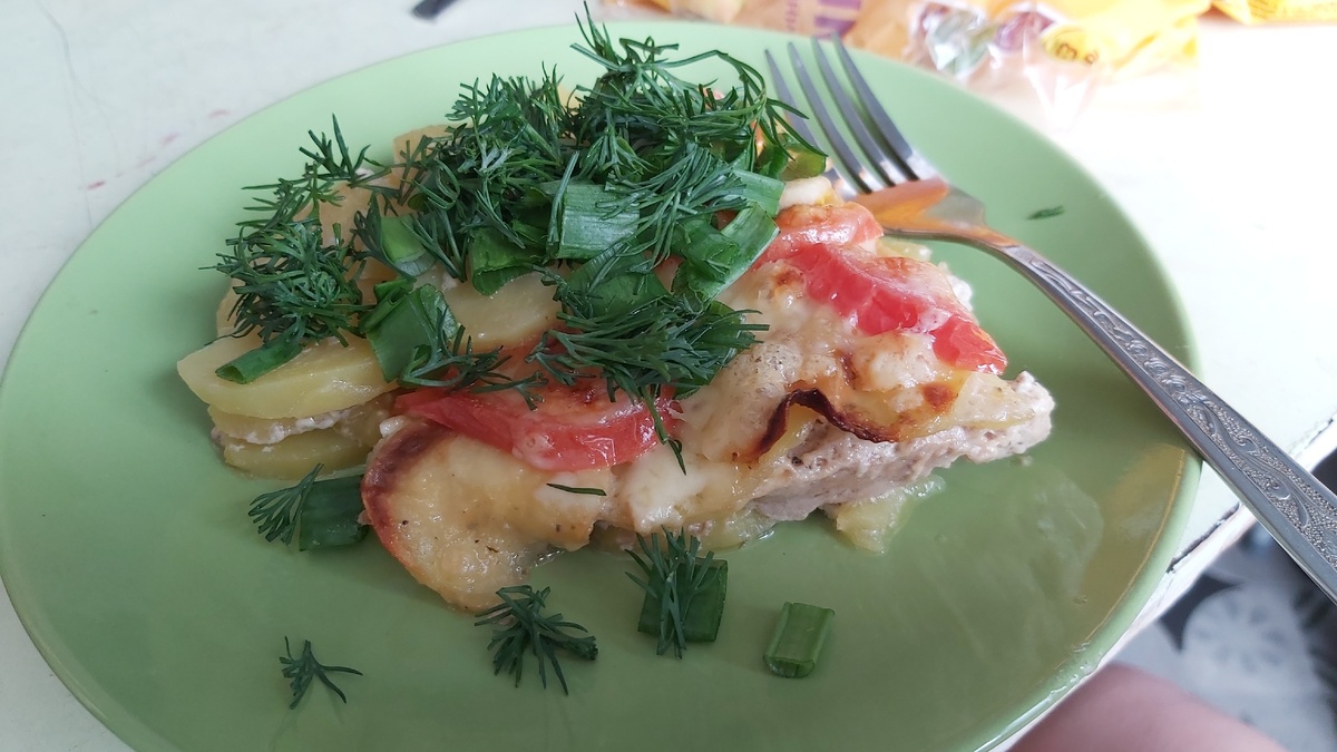 Получилось 6-7 порций