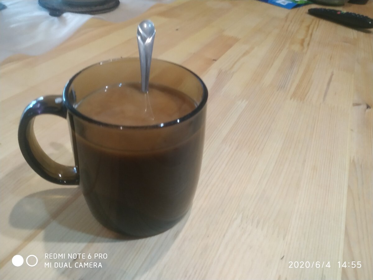 кофе в любимой чашке