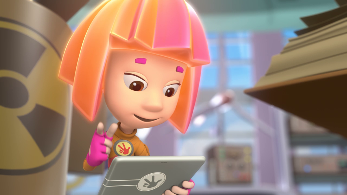 Главная героиня мультсериала «Фиксики» Симка