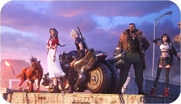 Фрагмент игры "Final Fantasy VII: Remake"