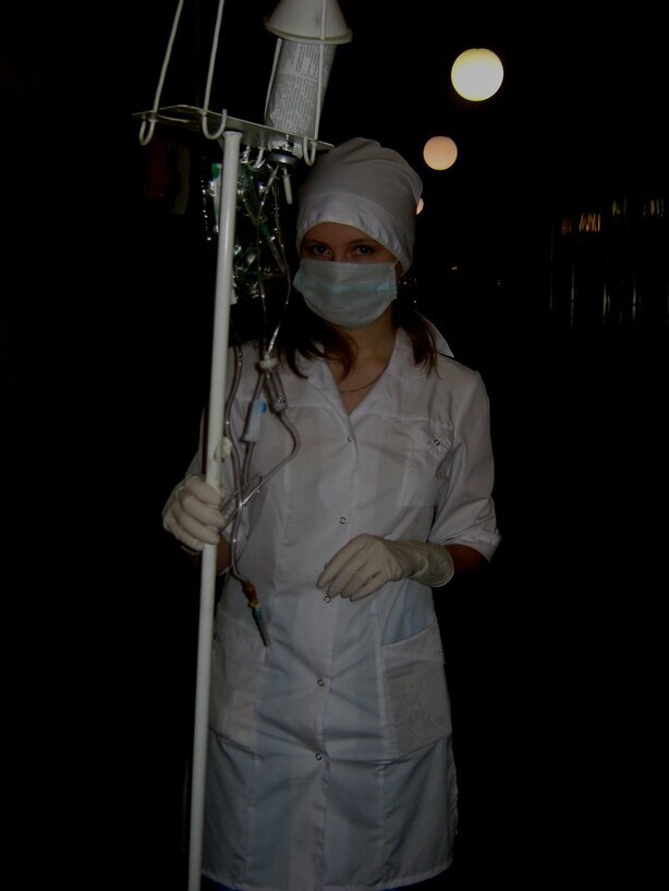 Моя первая практика в больнице. 