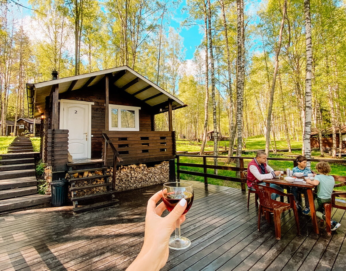 Вид на наш домик. Фото из личного архива