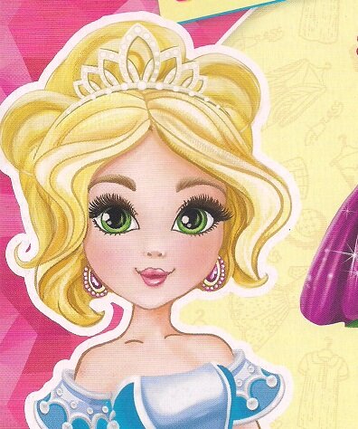 Бумажная кукла "Принцесса Лили"