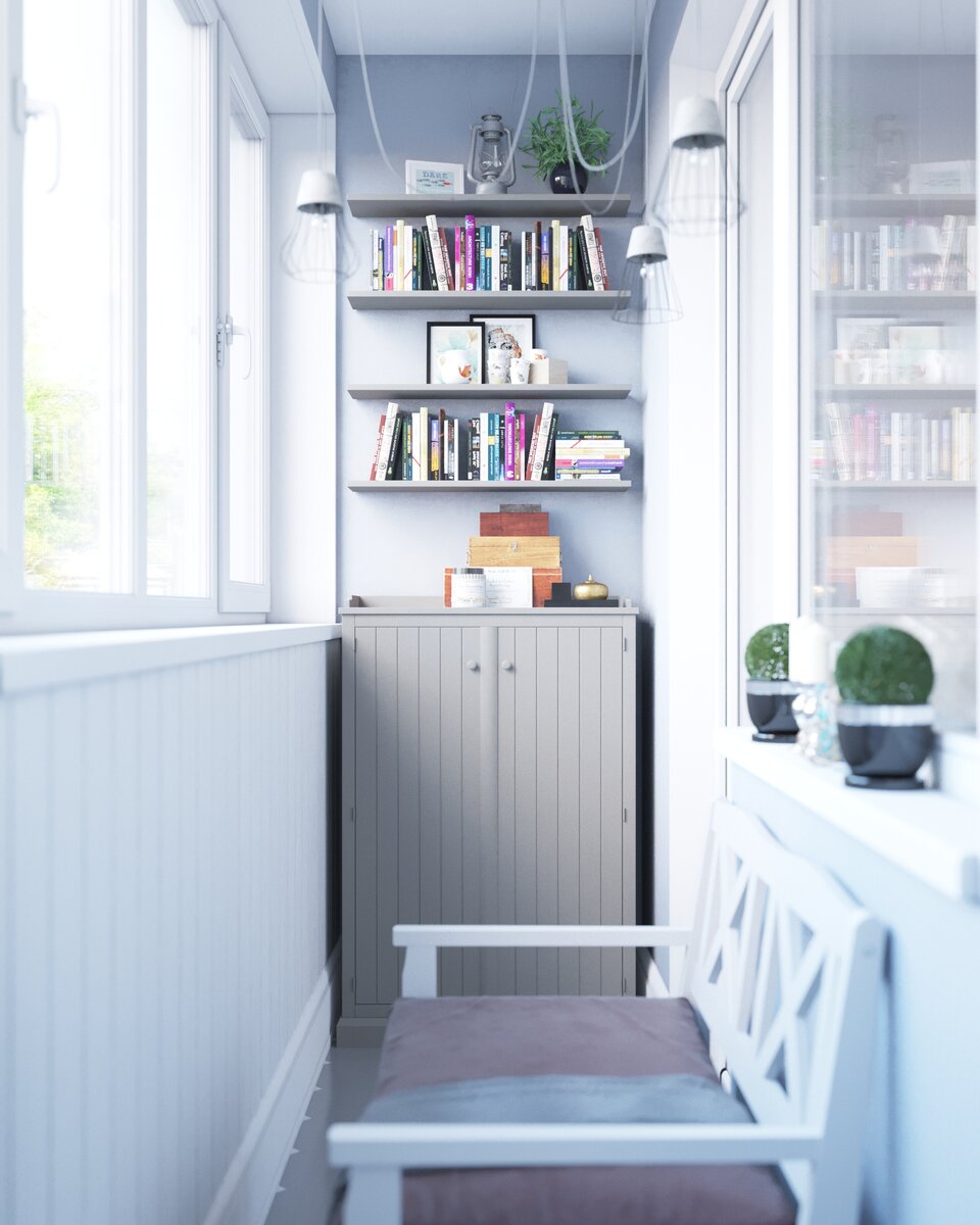 Проект балкона в квартире на Плющихе | DRHouse