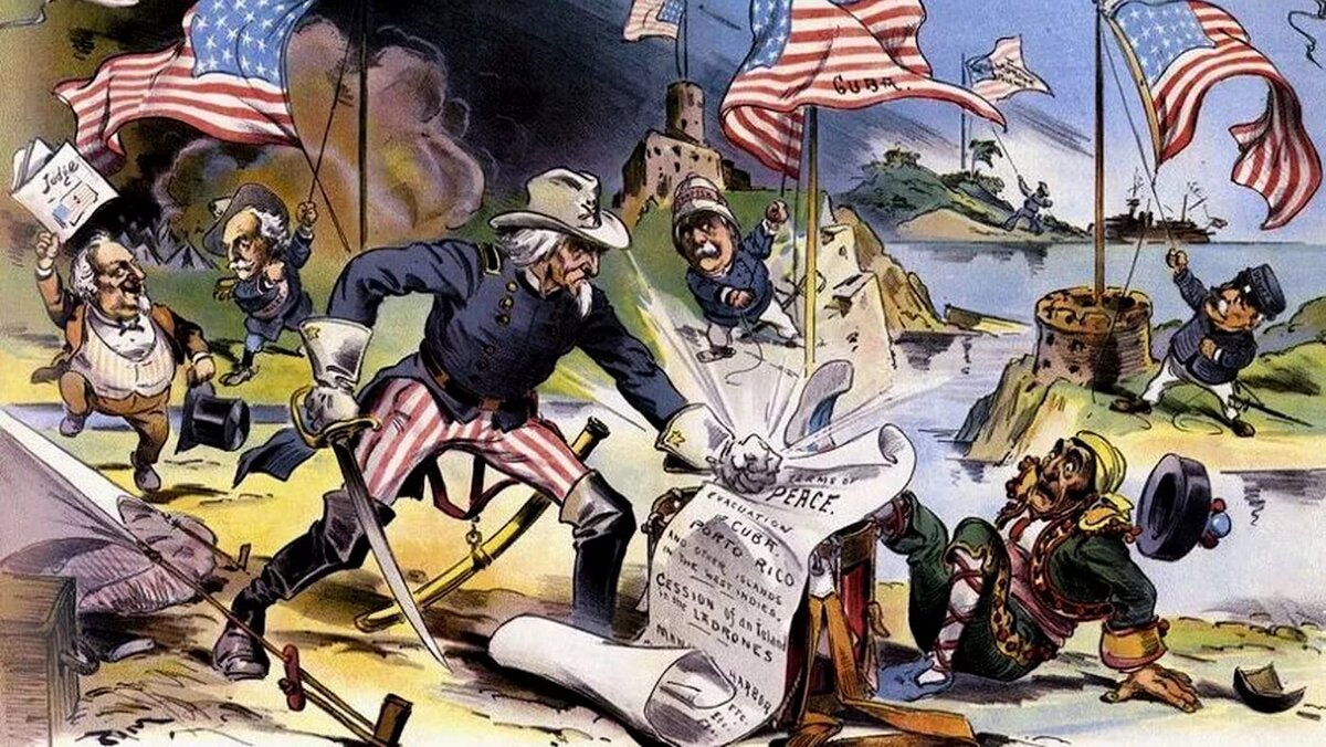 Карикатура времён Испано-американской войны