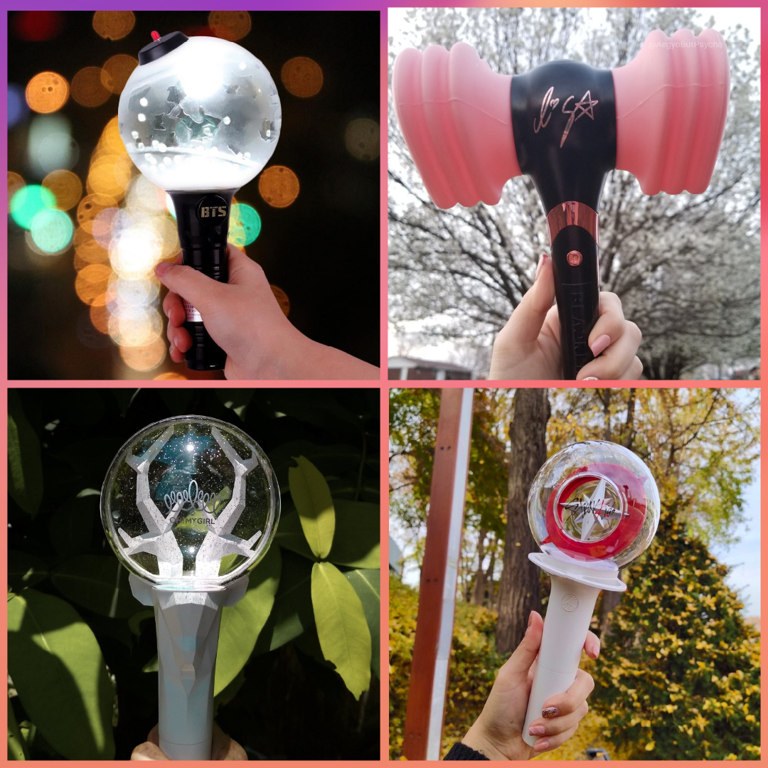 Лайтстики (BTS, BlackPink, OH MY GIRL, Stray Kids)