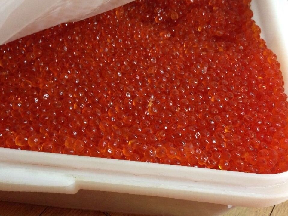 Икра горбуши - самая популярная