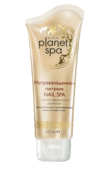 Увлажняющая Маска для рук и ног Avon Planet SPA с маслом африканского дерева Ши "Непревзойденное питание"