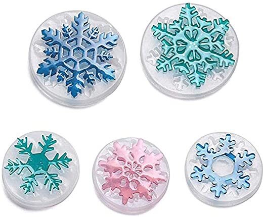 Снежинки из эпоксидной смолы