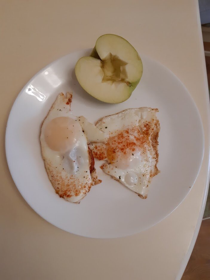 Мой обычный завтрак