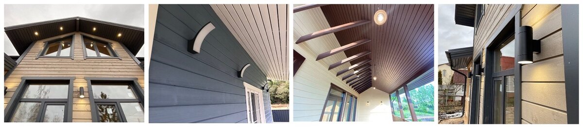 Внешний вид, материал корпуса и тип источника света у наружных светильников может быть разным