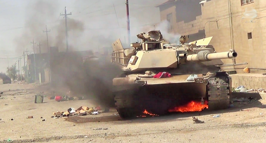 Подбитый иракский Абрамс. Фото Reuters 