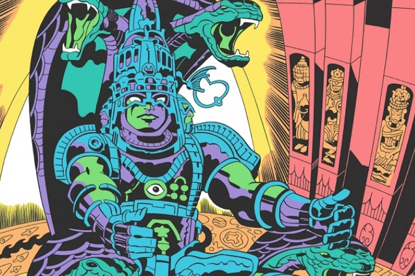 Здесь и ниже - великолепные рисунки художников  Jack Kirby / Barry Geller