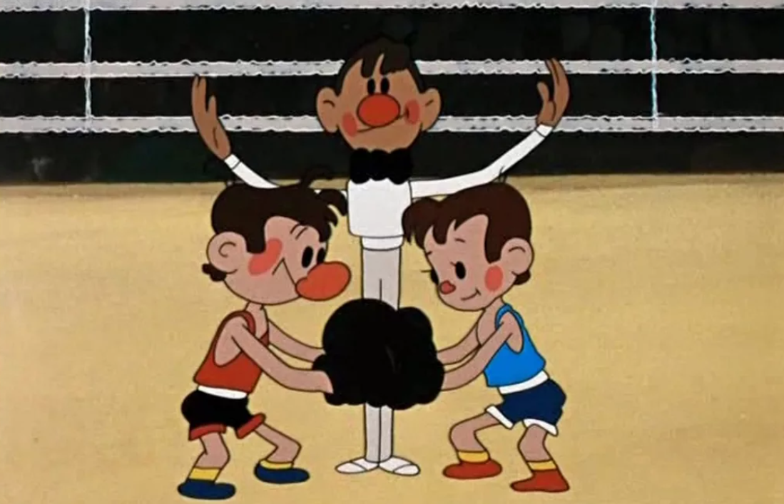 Кадр из м/ф Метеор на ринге
