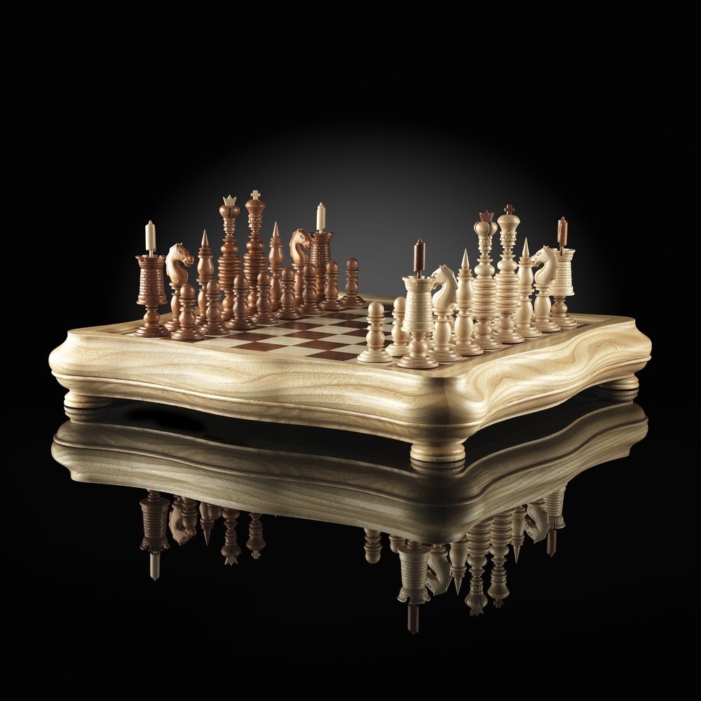 На фото: Шахматы Барлейкорн светлая доска. Фото с сайта kadun.ru