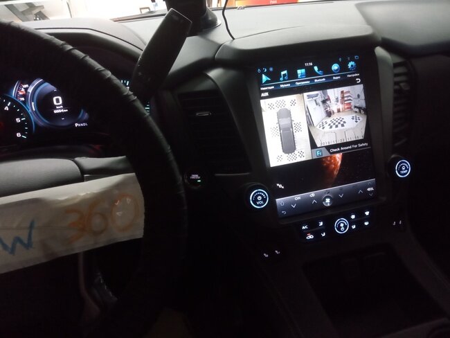 Установка системы кругового обзора на CHEVROLET TAHOE 