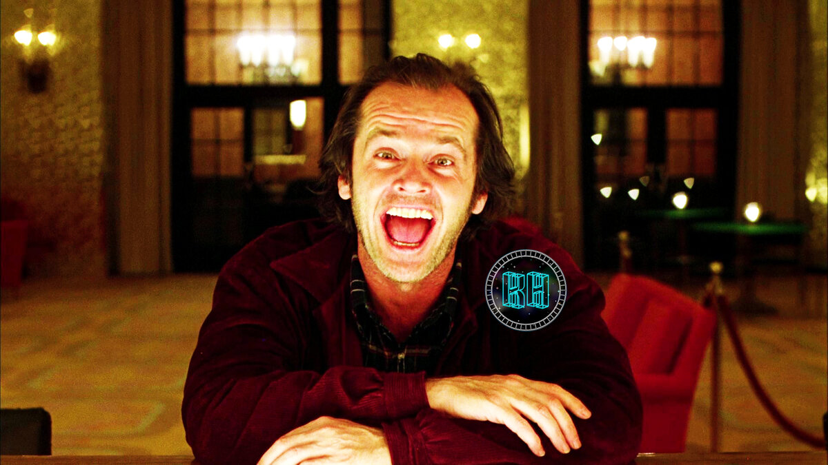 Здесь и далее кадры из фильма "Сияние". Режиссёр – Стэнли Кубрик Лого не является частью фильма