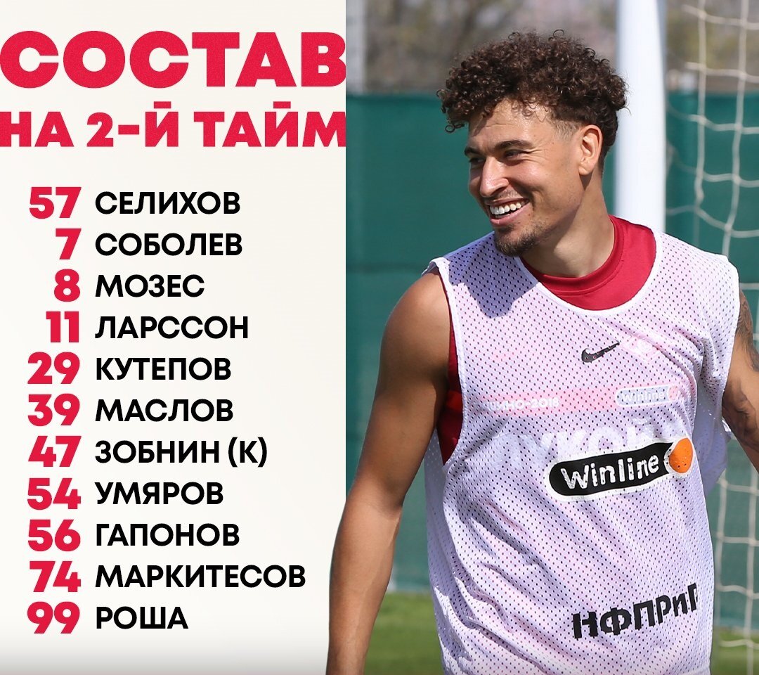 Источник: официальный твиттер "Спартака"