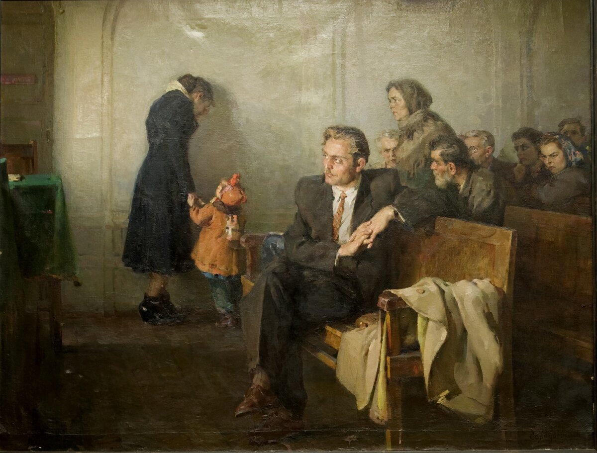 Алексей Солодовников «В советском суде», 1955 год