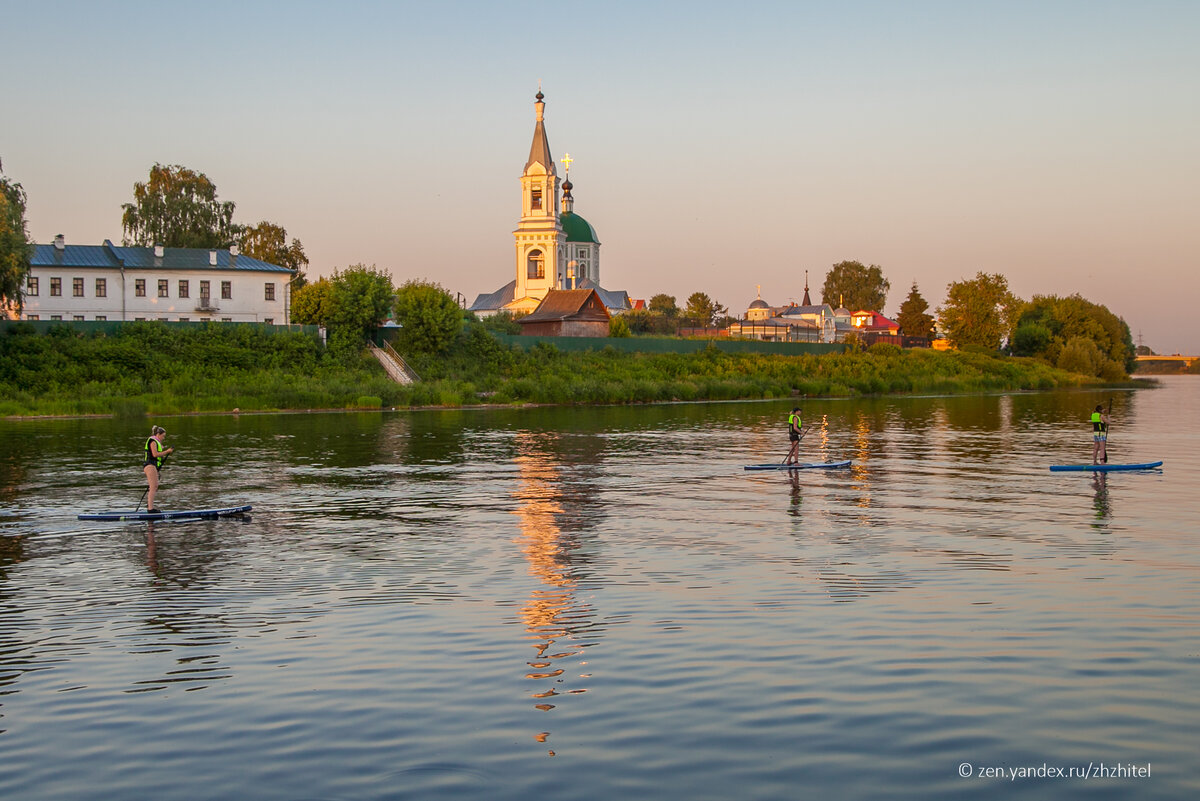 Тверь. Река Тверца и Свято-Екатерининский монастырь. Все фото автора