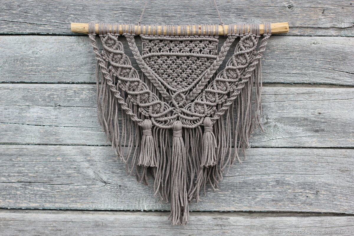 Изделие в технике "Макраме"