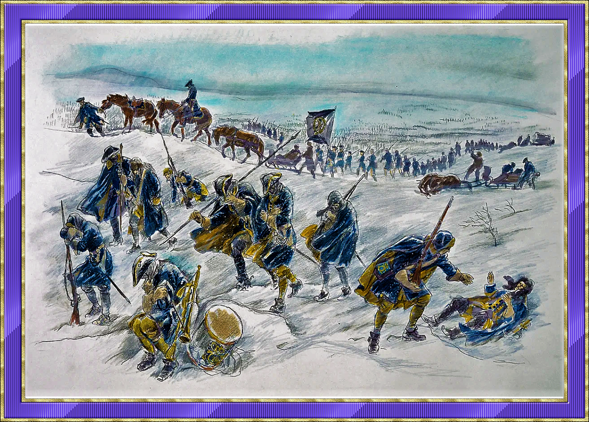 Яндекс картинки. Шведская армия зимой 1708/1709 года юге, южная Гетманщина(Украина).